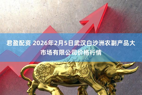 君盈配资 2026年2月5日武汉白沙洲农副产品大市场有限公司价格行情