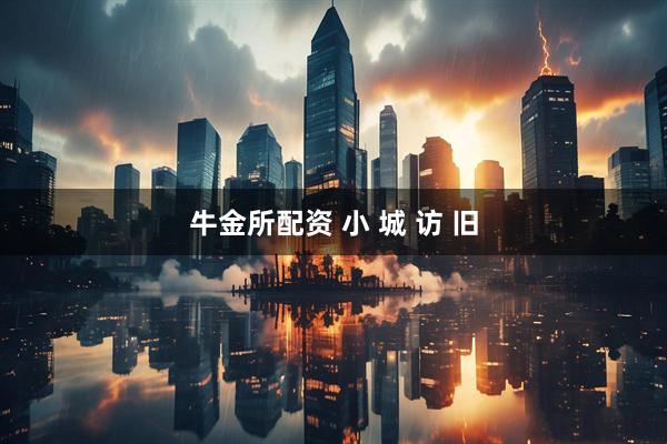 牛金所配资 小 城 访 旧