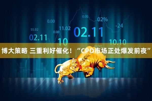 博大策略 三重利好催化！“CPO市场正处爆发前夜”